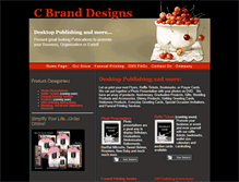 Tablet Screenshot of cbranddesigns.com